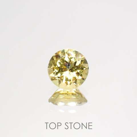 レモンイエローアパタイト(宝石名アパタイト)メキシコ産 1.40ct 識別済[220115470]7x7mm前後