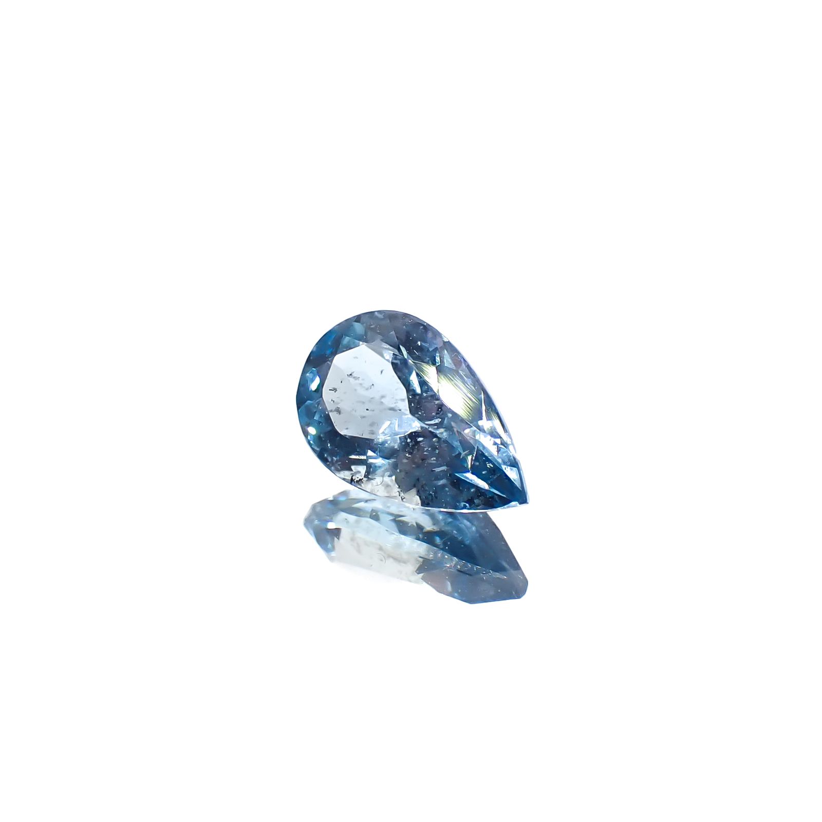 アクアマリン サンタマリアカラー マダガスカル産 0.80ct[240326967]7.9x5.1mm前後