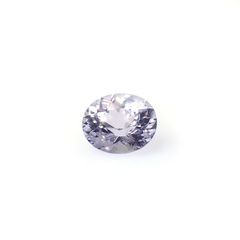 アイスラベンダーサファイア(宝石名サファイア)スリランカ/マダガスカル産 0.84ct 識別済[240226284]6x5.3mm前後