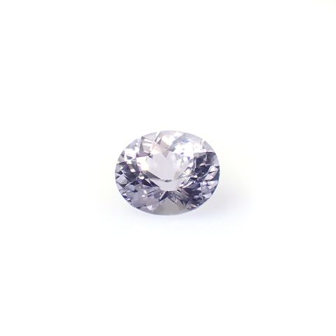 アイスラベンダーサファイア(宝石名サファイア)スリランカ/マダガスカル産 0.84ct 識別済[240226284]6x5.3mm前後