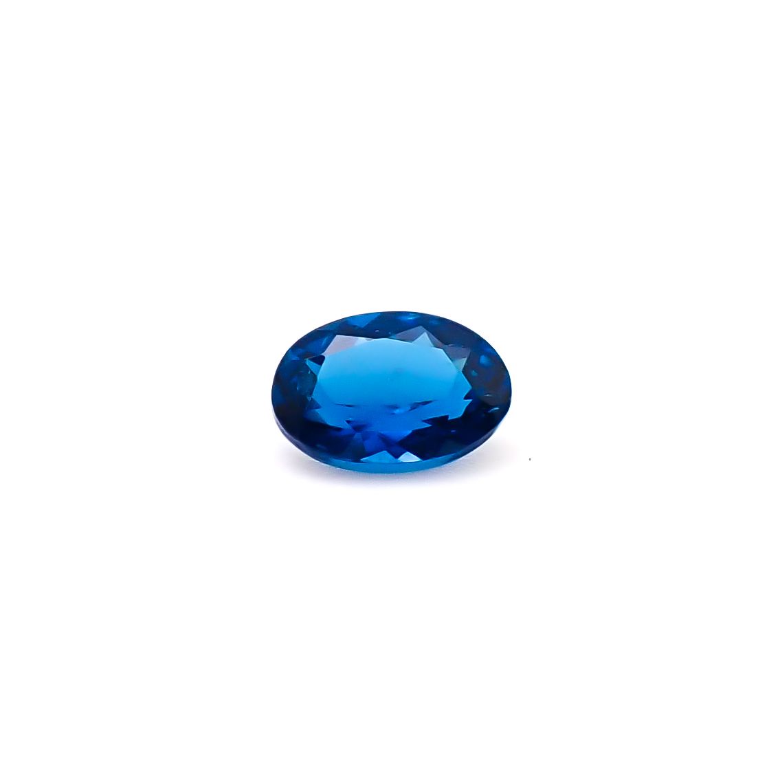 ディープブルーアパタイト マダガスカル産 0.49ct / 6x4.1mm前後 [260732598]