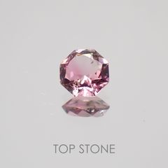 ◇オクタゴンカット◇バイカラートルマリンSA ブラジル・アフリカ産 ルース 0.26ct[21049166]4×4mm前後