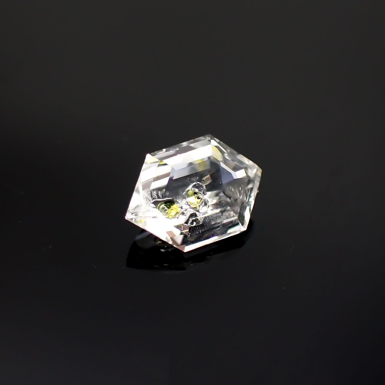 ◇カスタムカット◇オイルインクォーツ パキスタン産 0.86ct[240218539]8.1x5.5mm前後