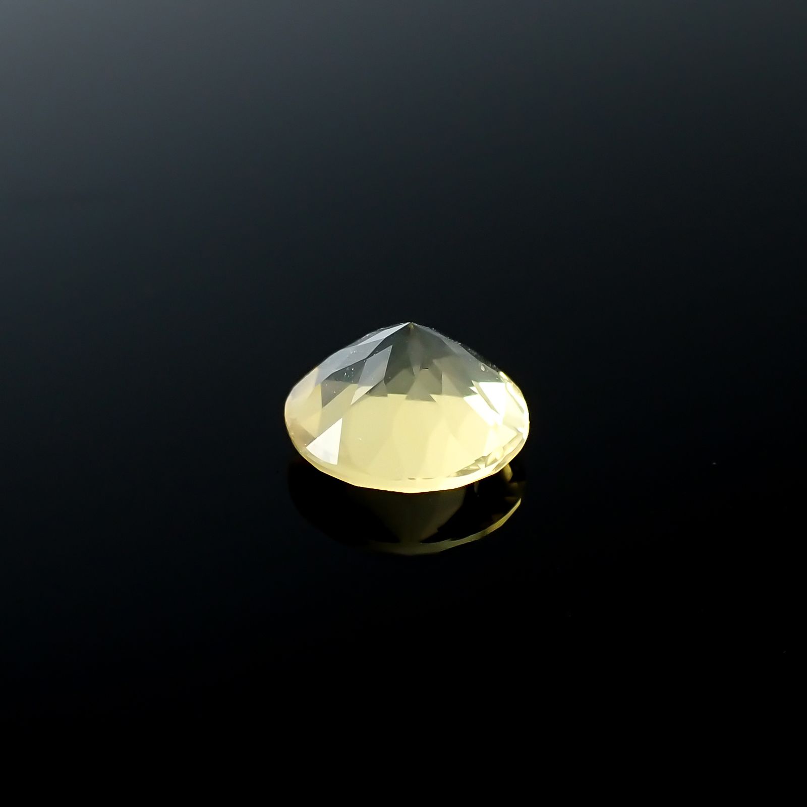 イエローオパール メキシコ産 0.57ct[240226190]6.2x6.2mm前後