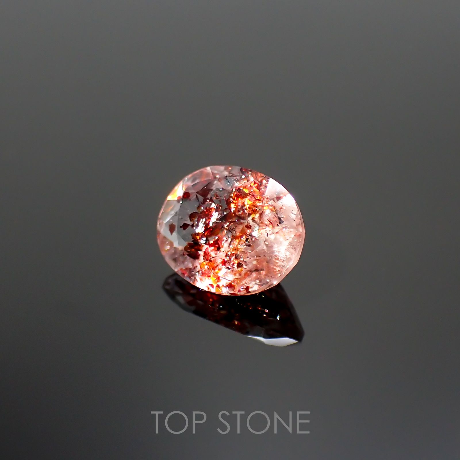 ファイヤークォーツ ナイジェリア産 1.45ct[220114753]8.7x6.8mm前後