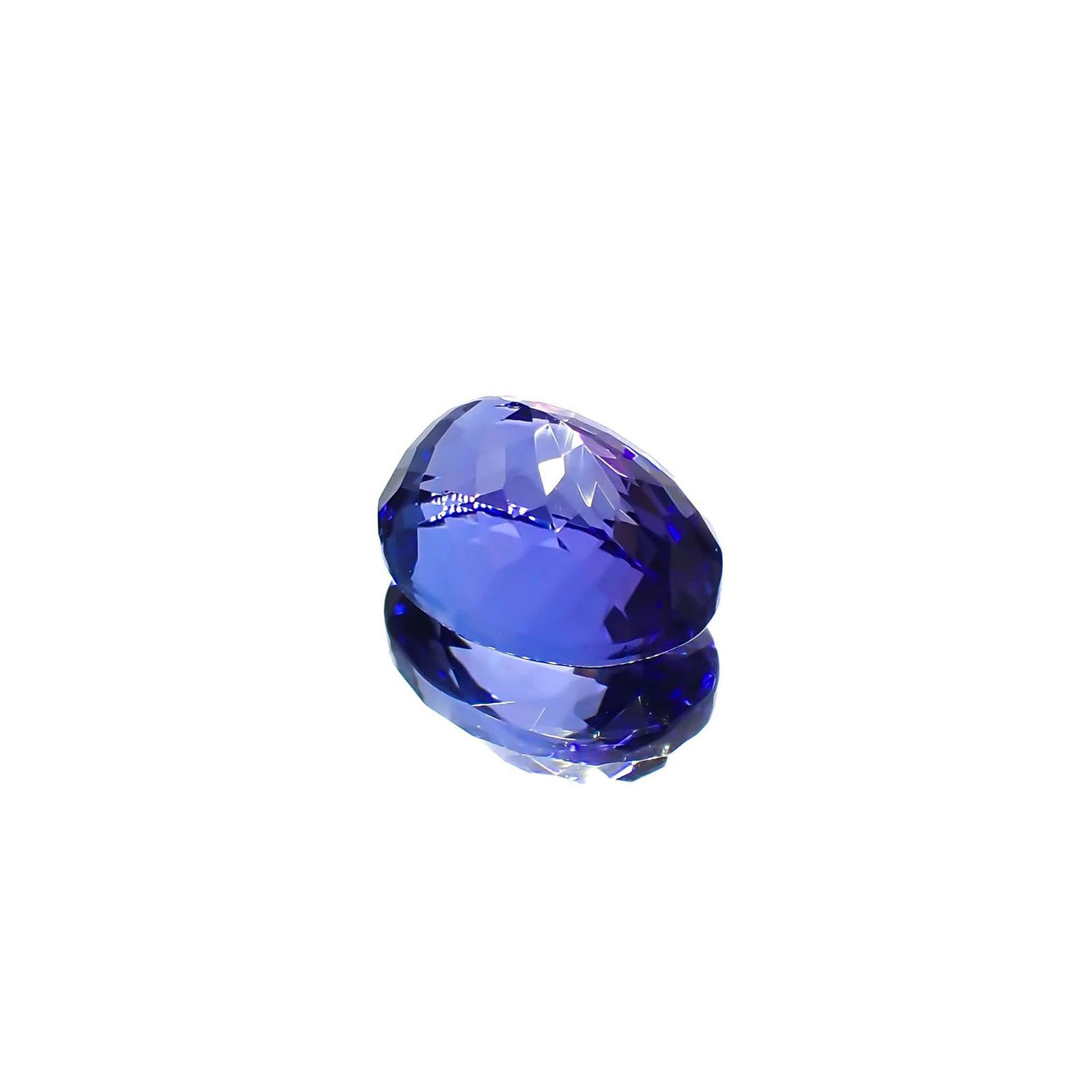 タンザナイト(宝石名タンザナイト)タンザニア産 ソ付(彩珠) 3.252ct / 9.9x7.4mm前後 [230119730]