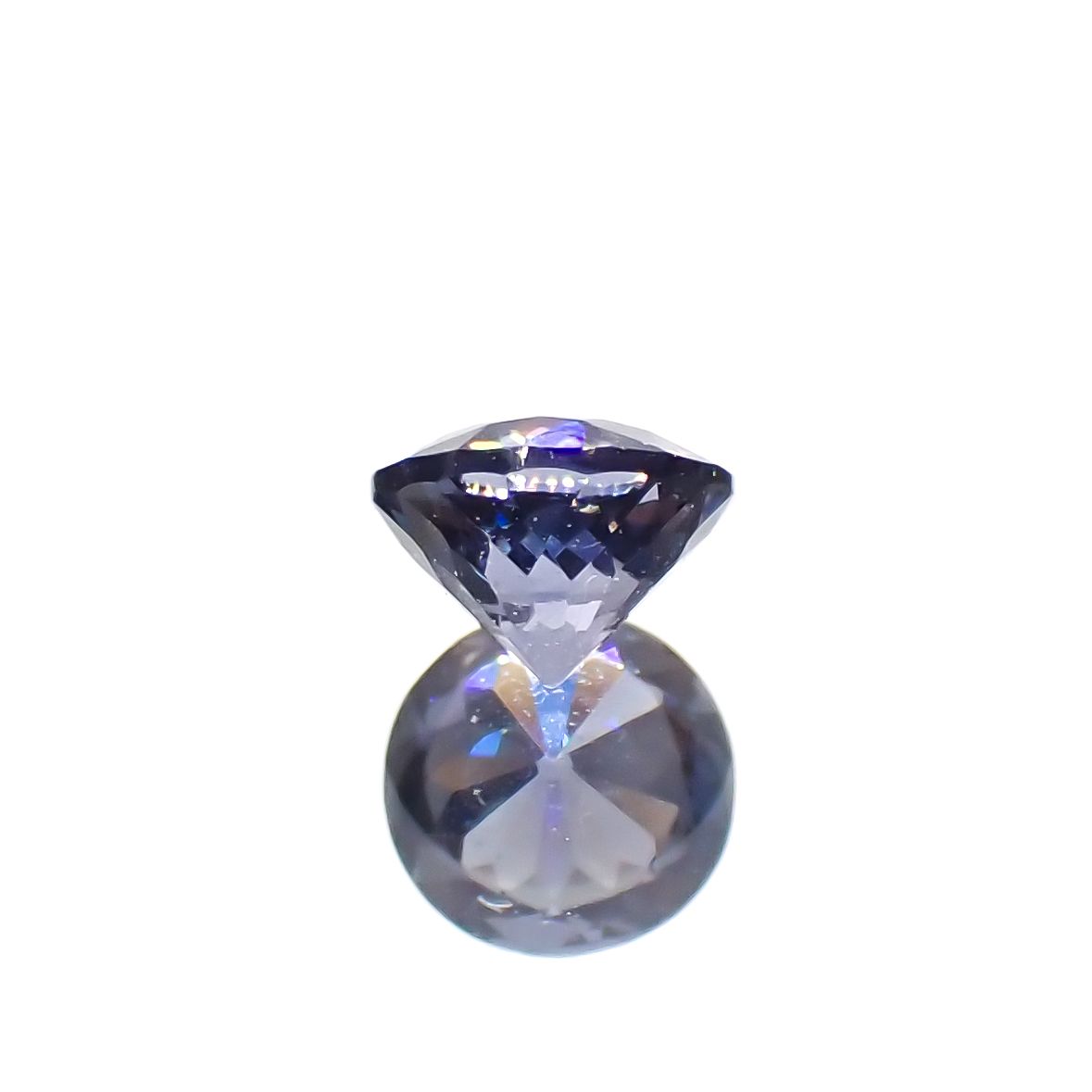 グレイッシュブルースピネル(宝石名スピネル)ビルマ/マダガスカル産 0.34ct[230722673]4.2x4.2mm前後
