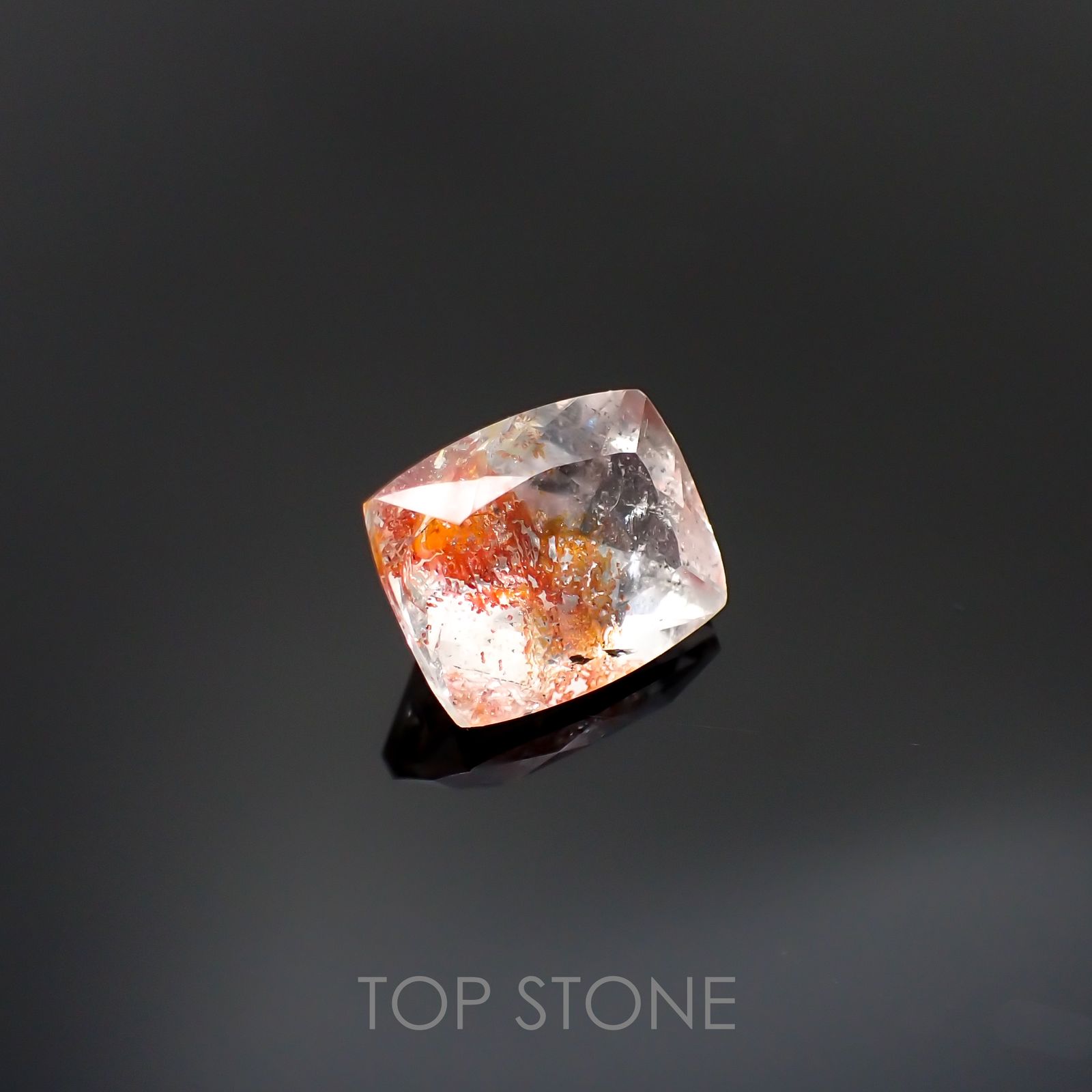 オーロラクォーツ ブラジル・ミナスジェライス産 4.63ct[220114377]11.6x9.3mm前後