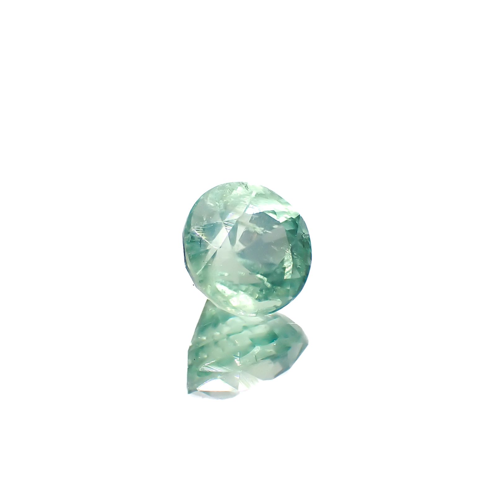 グリーンカイヤナイト タンザニア産 1.17ct[240928809]5.8x5.8mm前後