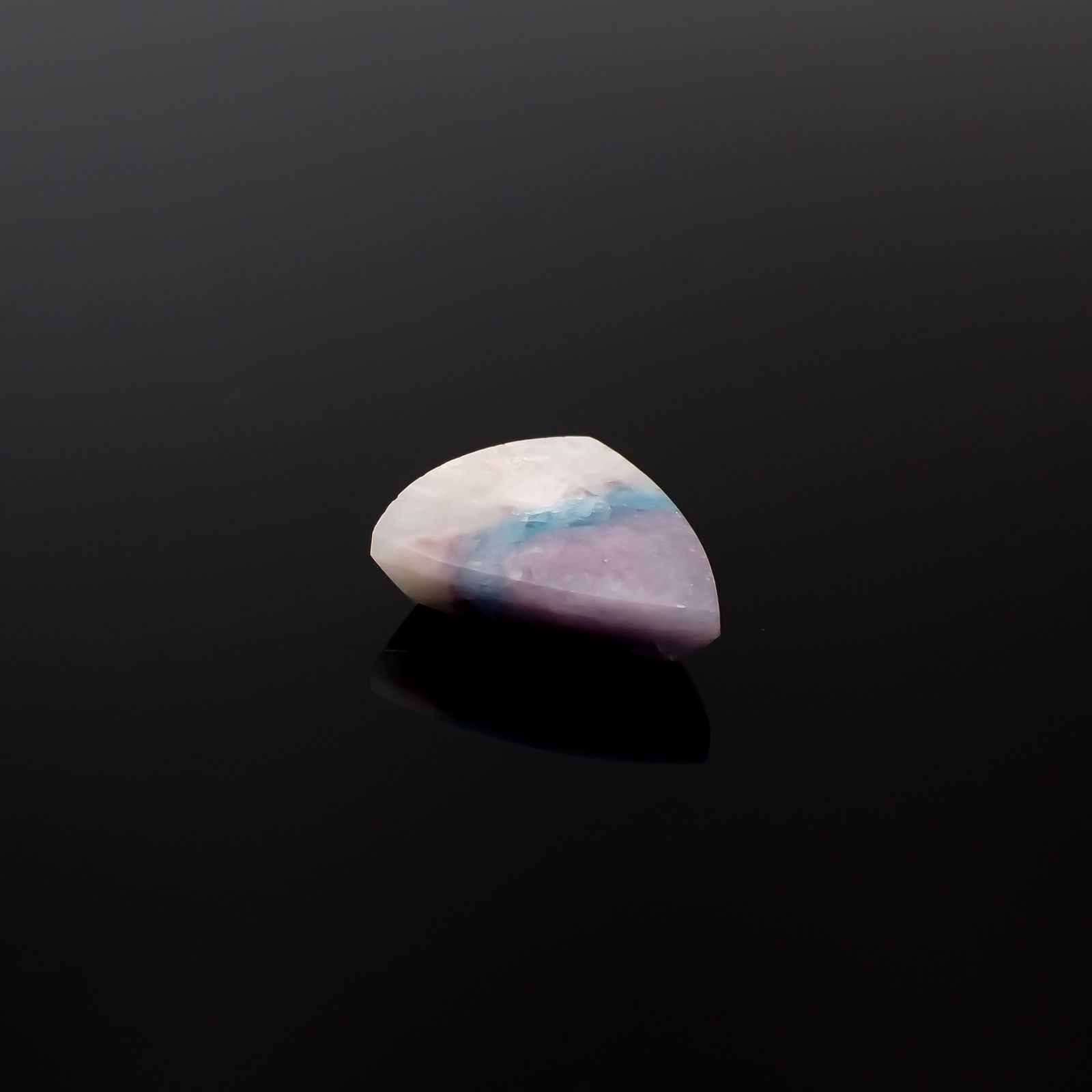 パライバトルマリンインクォーツ ブラジル産 9.56ct[240427092]17.6x14.8mm前後