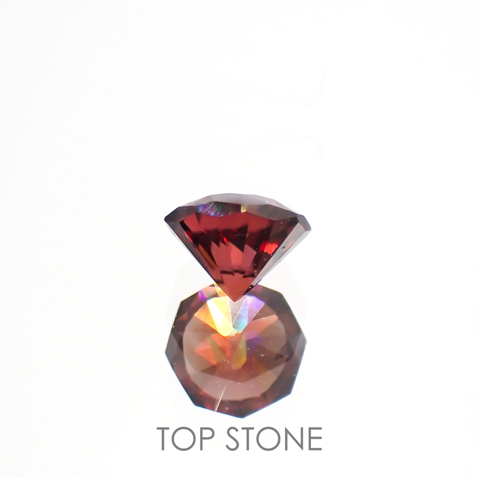 ◇オクタゴンカット◇ピンクジルコン(宝石名ジルコン)スリランカ/カンボジア産 0.81ct 識別済[220114931]5x4.9mm前後