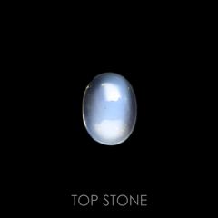ムーンストーン(宝石名ムーンストーン)インド/スリランカ産 1.12ct 識別済[220515795]7.9x5.8mm前後