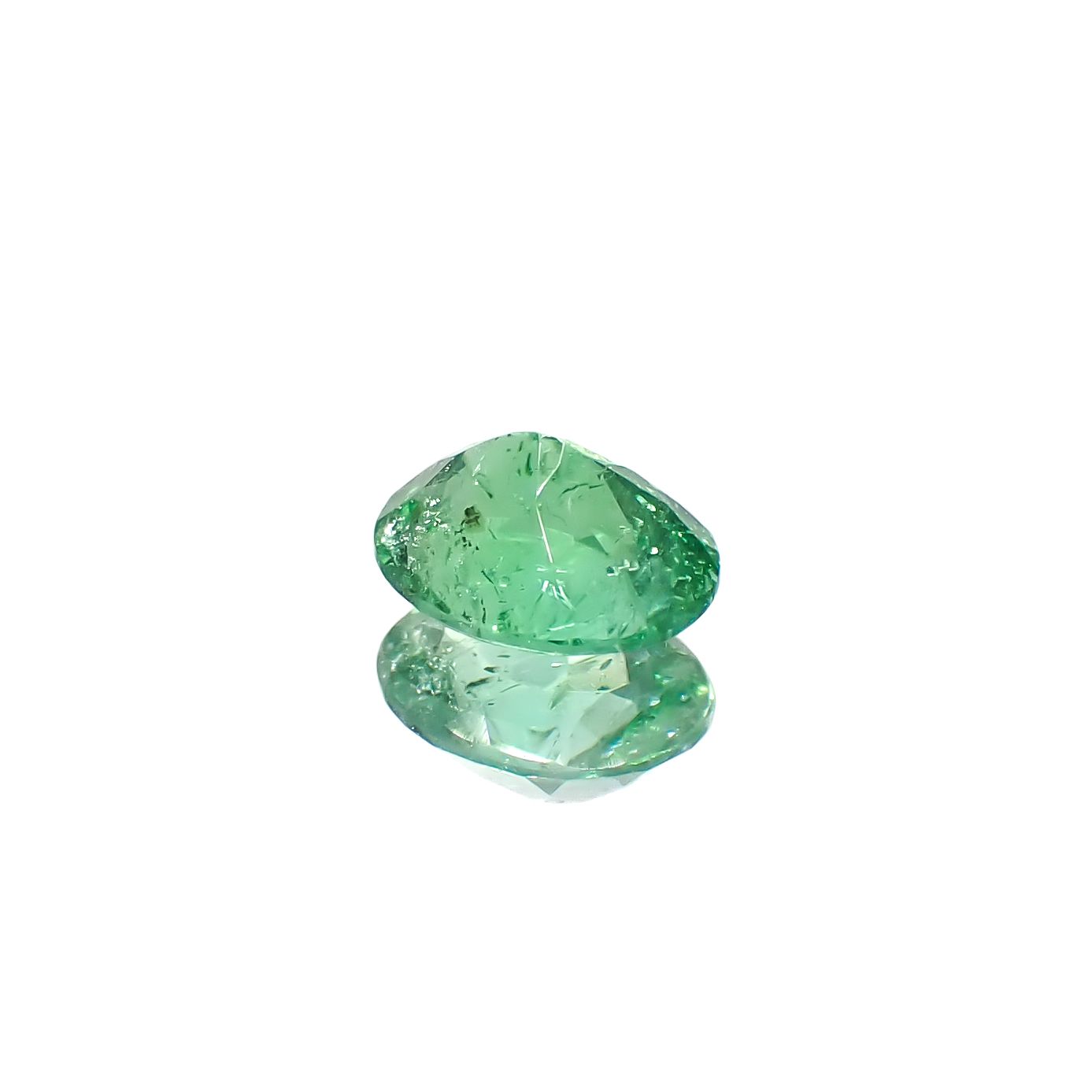 パライバトルマリン ブラジル・パライバ州バターリャ鉱山産 0.59ct[240928733]6x4.9mm前後