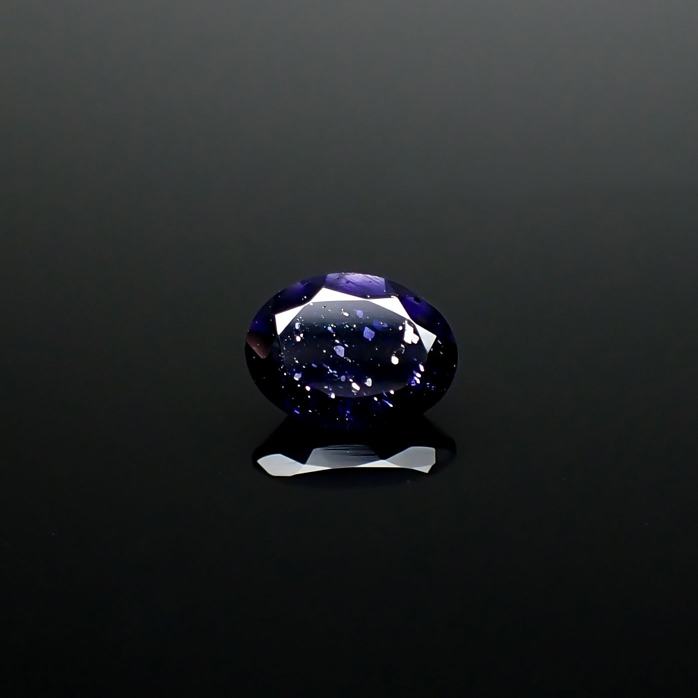 アイオライトサンストーン インド/ブラジル産 1.06ct[231224843]8x6.1mm前後