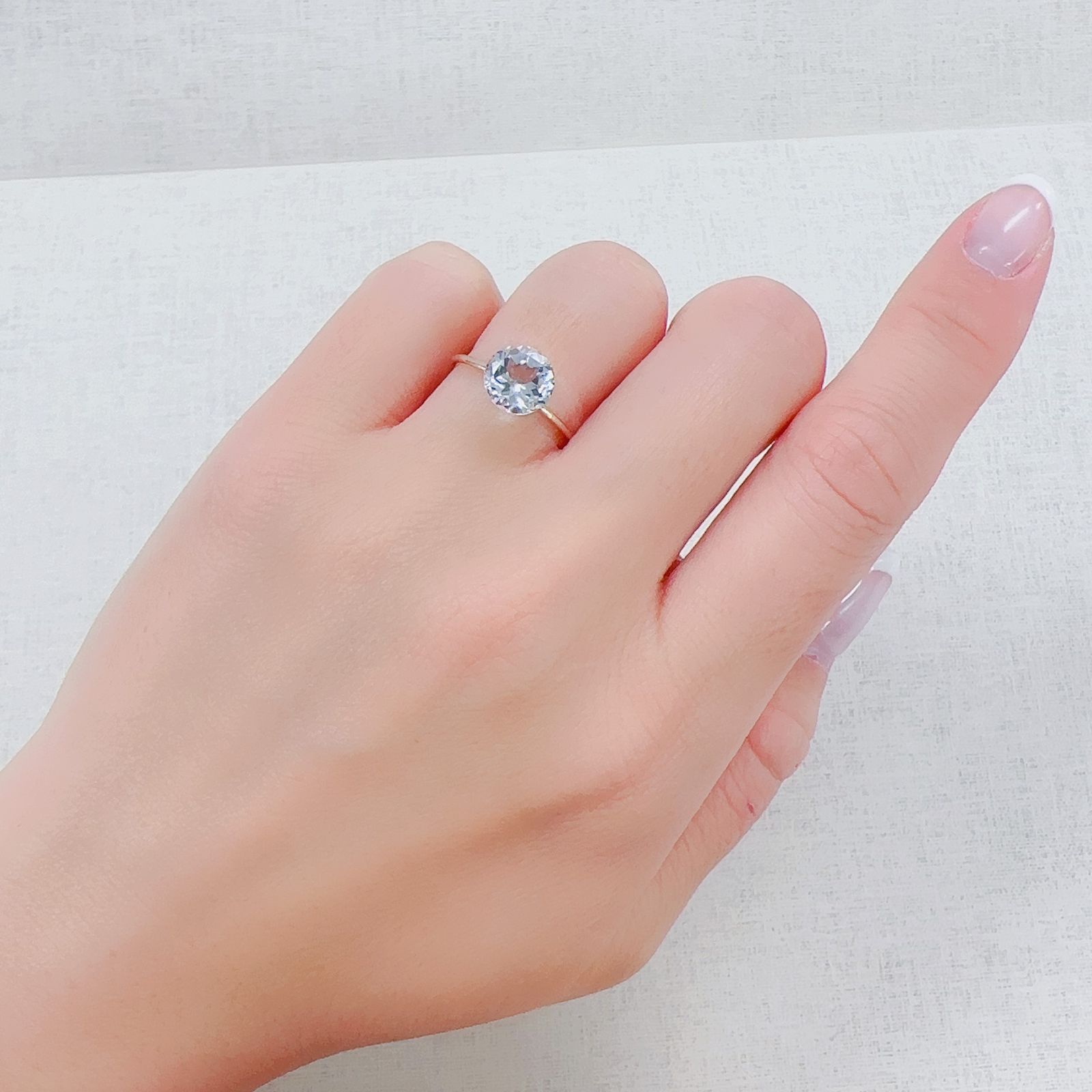 ゴッシェナイト パキスタン・ヒマラヤ産 1.57ct[230421841]7.9x7.8mm前後