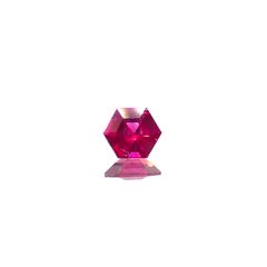 ◇ヘキサゴンカット◇ルビー 非加熱 モザンビーク産 0.22ct[240427111]3.6x3.5mm前後