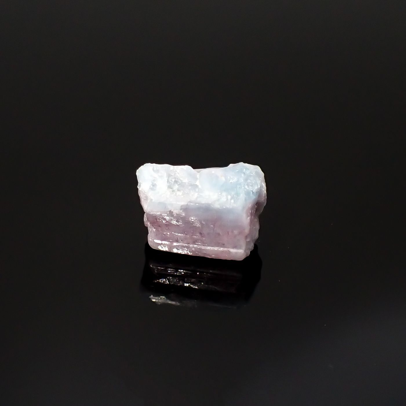 バイカラーパライバトルマリン 原石 ブラジル産 2.66ct[220516006]9.3x6.6mm前後