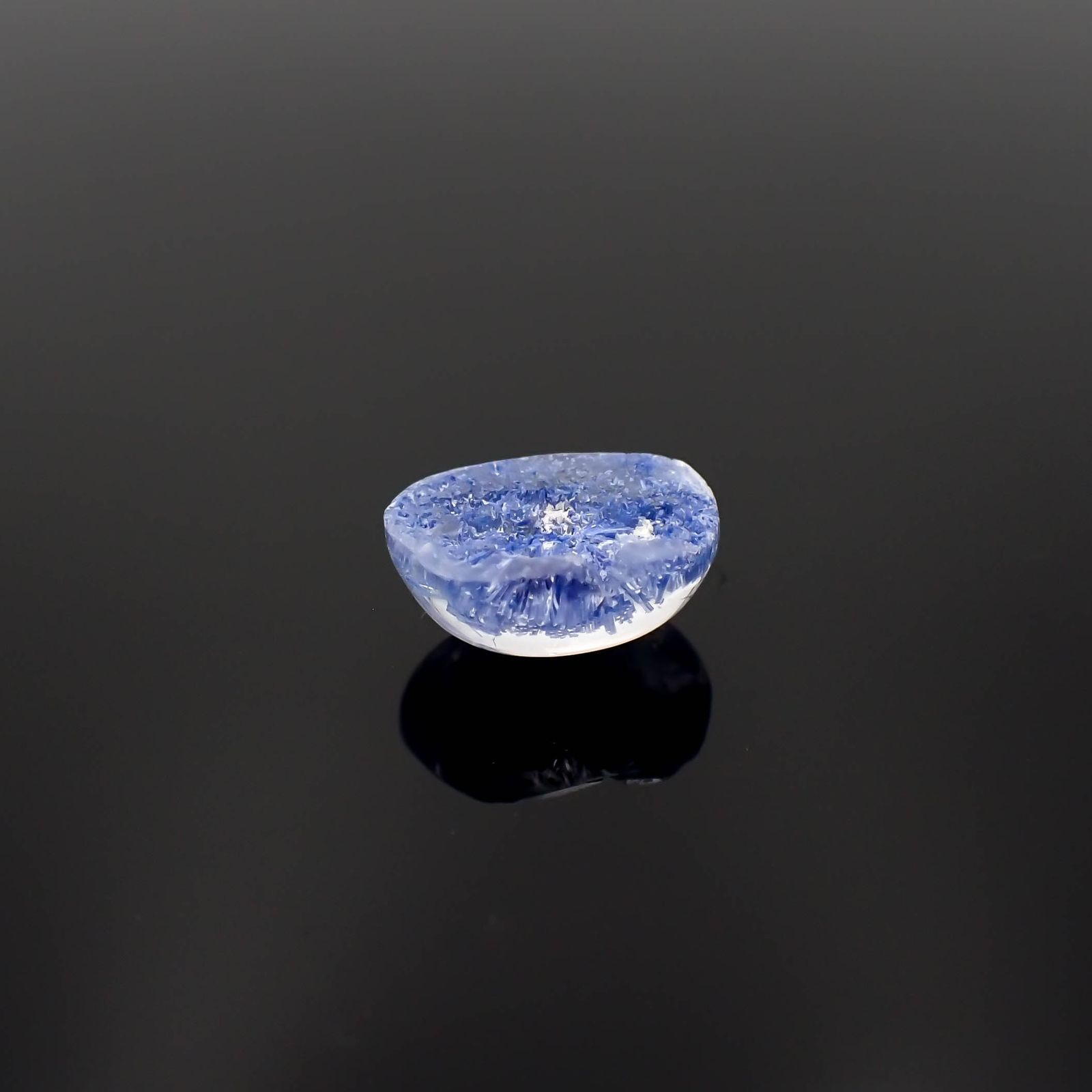 デュモルチェライトインクォーツ ブラジル産 1.71ct[230320895]9x6.1mm前後