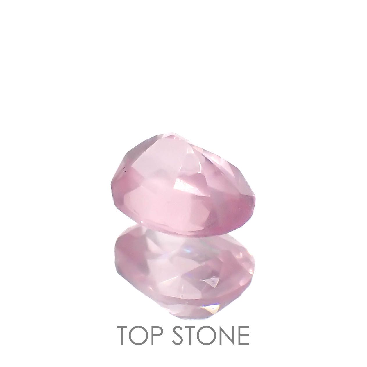 シルキーピンクスピネル(宝石名スピネル)タンザニア産 0.40ct 識別済[221219488]4.7x3.8mm前後