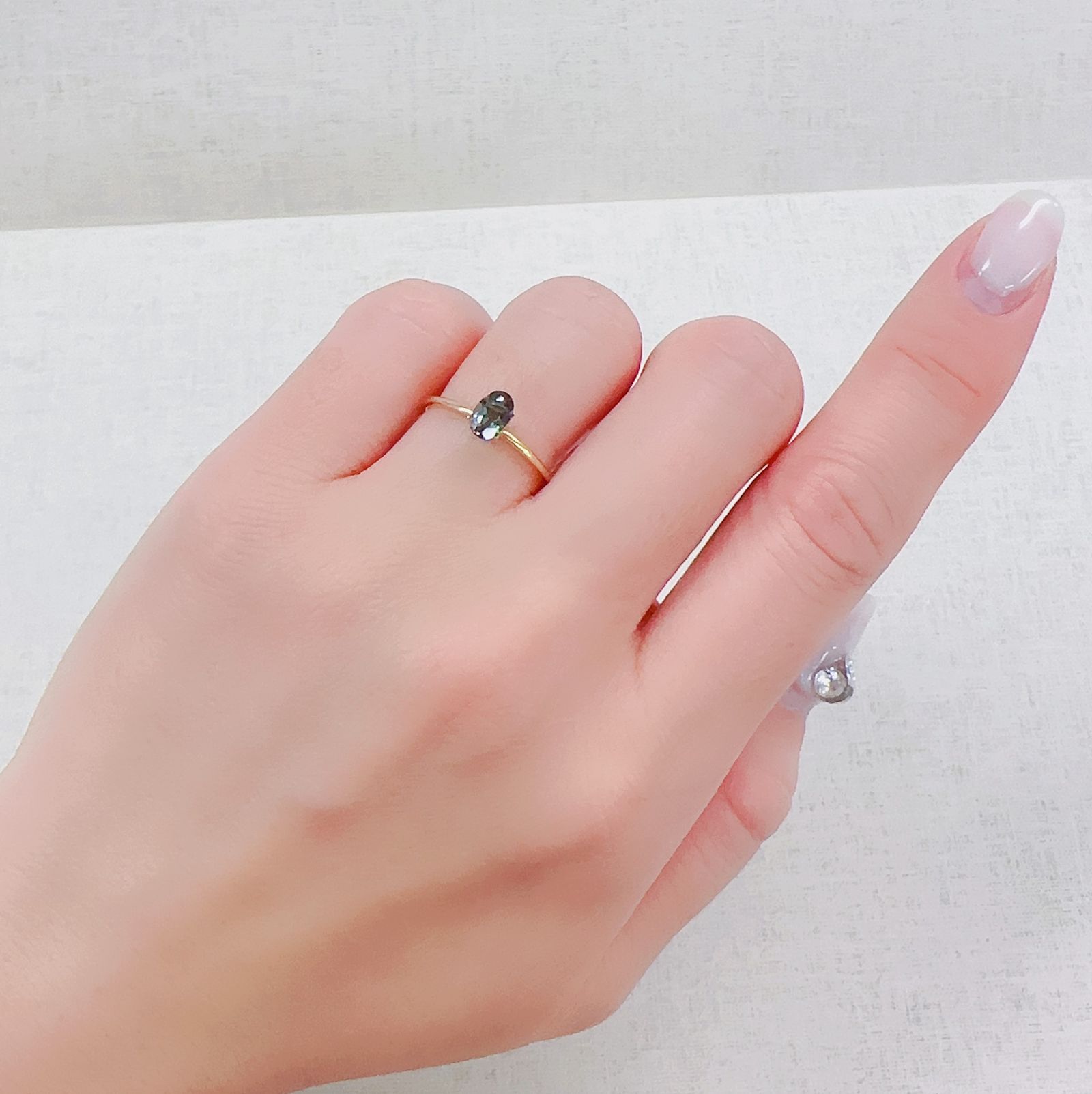 カラーチェンジアンデシン モンゴル産 0.39ct[230421473]5.8x3.9mm前後