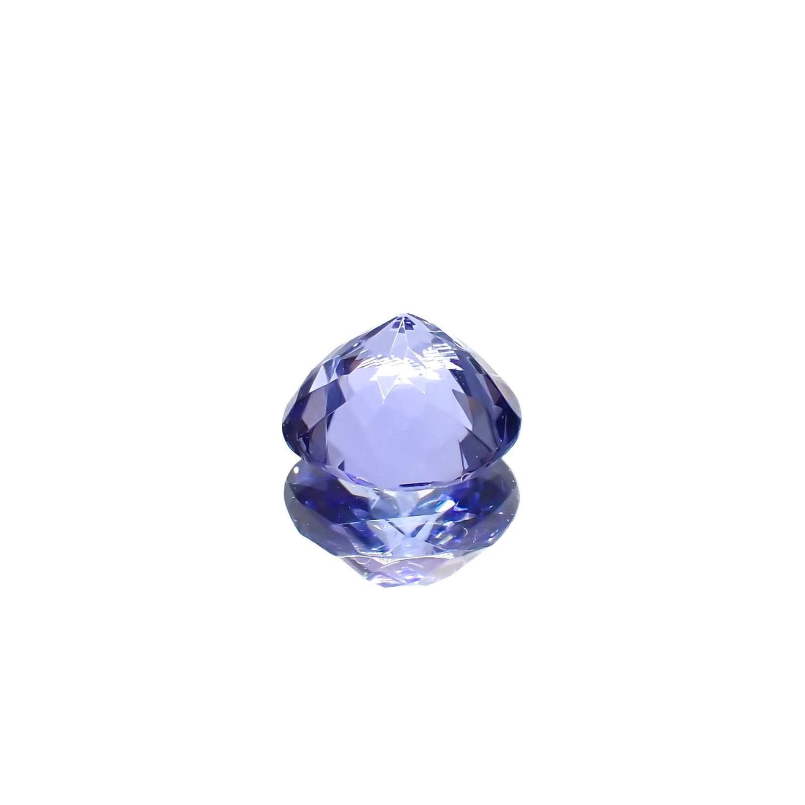 タンザナイト(宝石名タンザナイト)タンザニア産 0.82ct 識別済[240627885]5.9x5.9mm前後