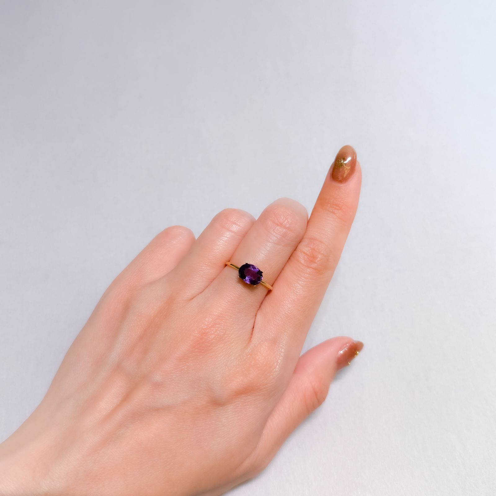 カラーシフトアメジスト ブラジル/ウルグアイ産 1.14ct [250329984]8.1x6.1mm前後