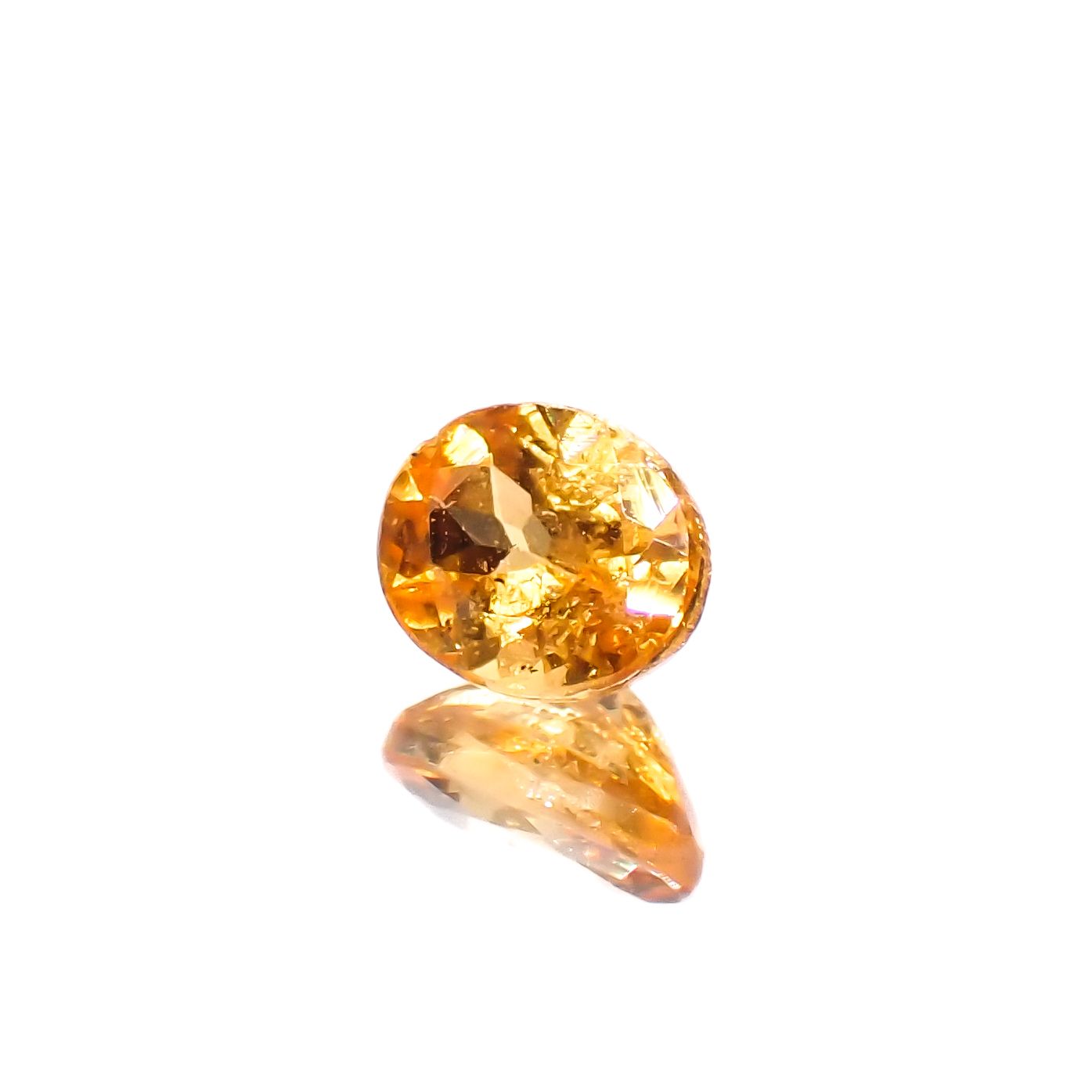 スペサルティンガーネット ナイジェリア産 0.55ct[230923377]5.2x4.1mm前後