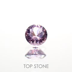 ラベンダーピンクスピネル(宝石名スピネル)ビルマ/マダガスカル産 0.29ct 識別済[220114544]4x4mm前後