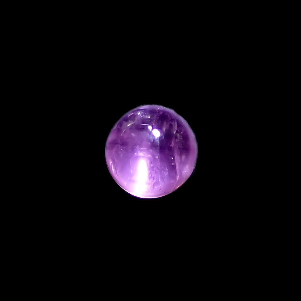 ペツォッタイトキャッツアイ(ラズベリル)(宝石名ペツォッタイト・キャッツアイ)マダガスカル産 0.406ct ソ付(彩珠)[220114346]4.1x4mm前後