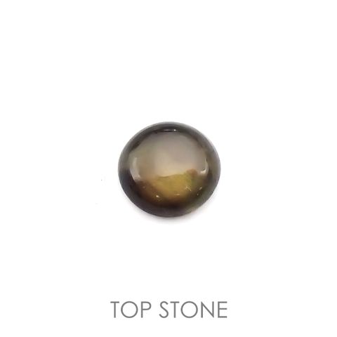 ゴールドシーンサファイア(宝石名シーン・サファイア)ケニア産 0.41ct 識別済[220616219]4.5x4.5mm前後