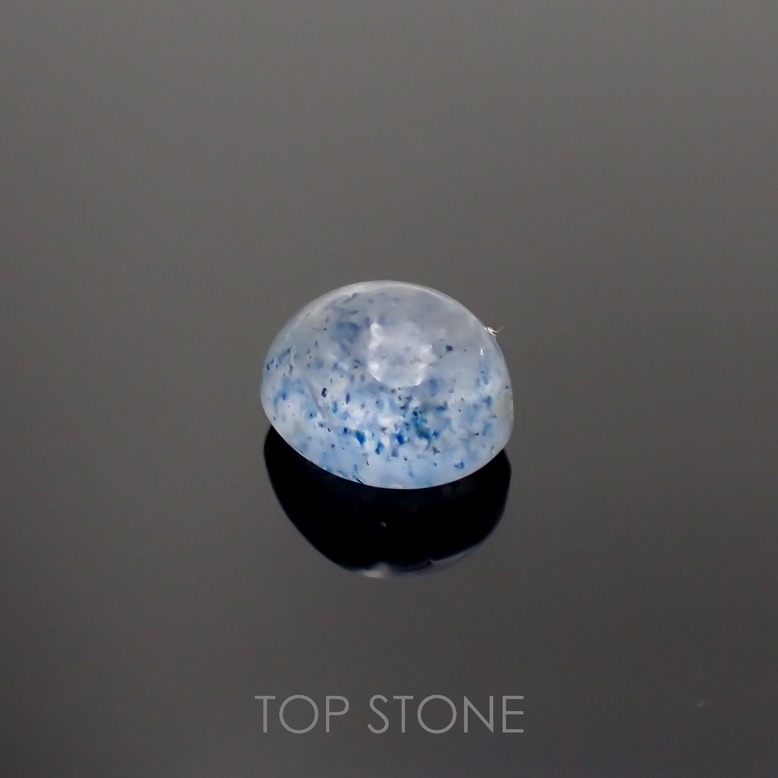 ラズライトインクォーツ(宝石名ラズライト イン クォーツ)アフガニスタン産 1.65ct 識別済[220918126]7.8x6.5mm前後
