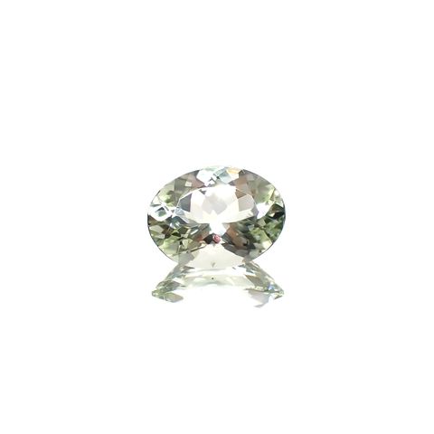 グリーントルマリン(宝石名トルマリン)ナイジェリア産 1.61ct 識別済[240628120]9.1x6.8mm前後