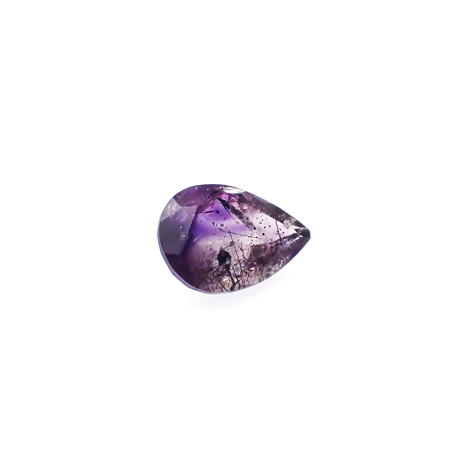 アメジストエレスチャル ナイジェリア産 4.02ct[231224660]14x9.2mm前後
