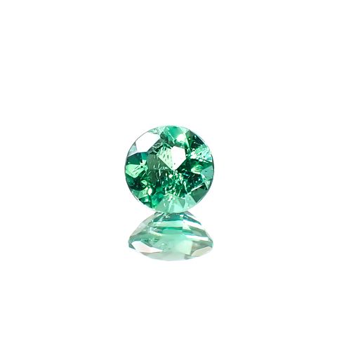 パライバトルマリン ブラジル・キントス鉱山産 0.18ct [241229542]3.5x3.5mm前後