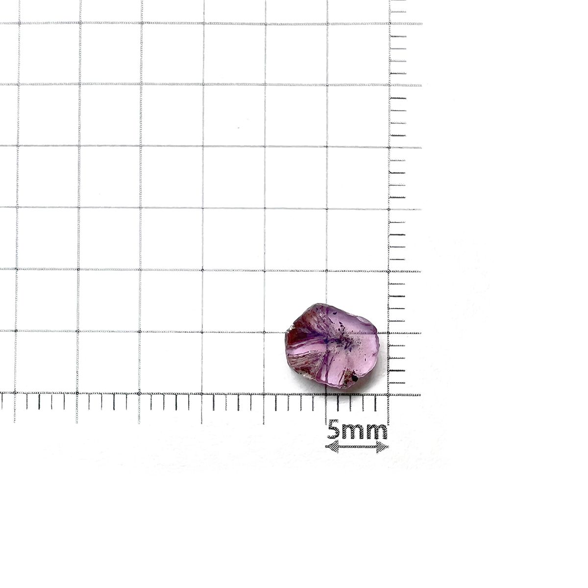 トラピッチェピンクサファイア(宝石名ピンク・サファイア)パキスタン・カシミール地方産 1.22ct 識別済[231124069]7.4x6mm前後