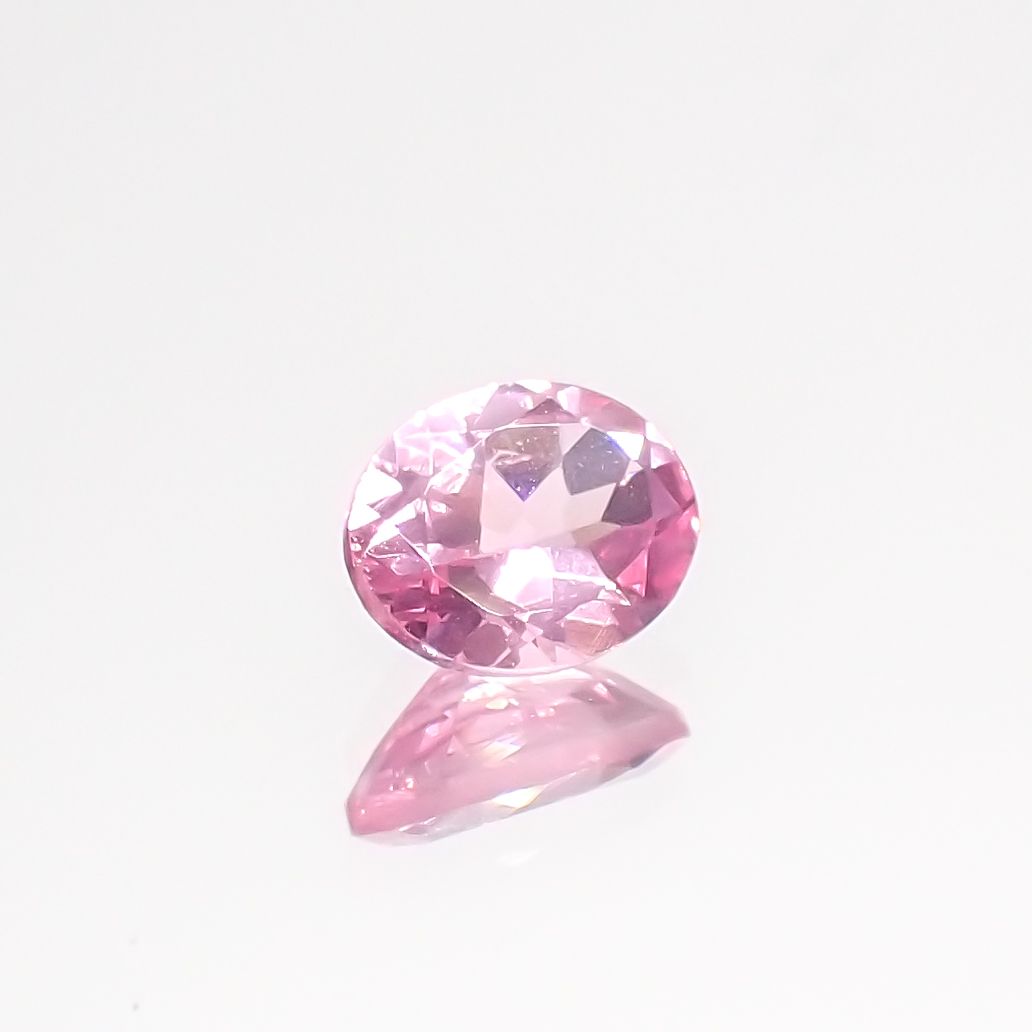 シルキーピンクスピネル タンザニア産 0.38ct[230421569]4.9x3.9mm前後