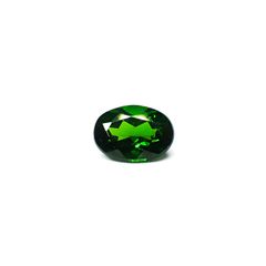 クロムダイオプサイド(宝石名クロム・ダイオプサイド)ロシア産 識別済 0.95ct / 7.1x5.1mm前後 [260432092]