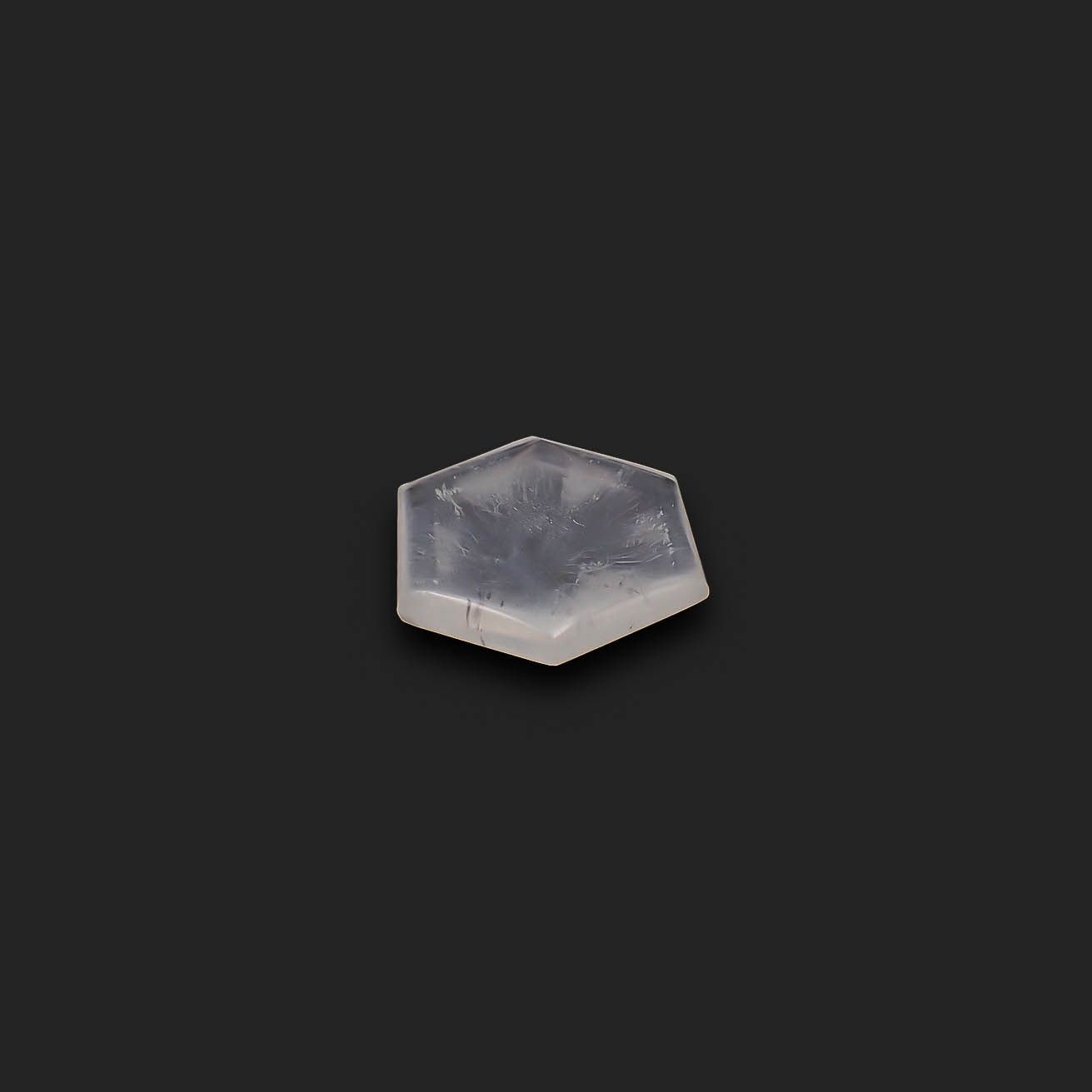 トラピッチェクォーツ 偏光板2枚付き コロンビア・ボヤカ産 32.22ct[230622275]26.3x25.2mm前後