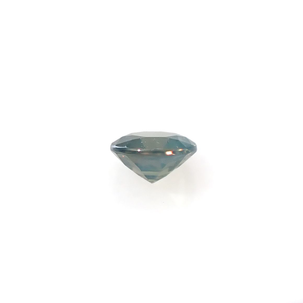 シルキーアレキサンドライト ブラジル・ミナスジェライス州ヘマチタ鉱山産 0.14ct [250129762]3.2x3.1mm前後