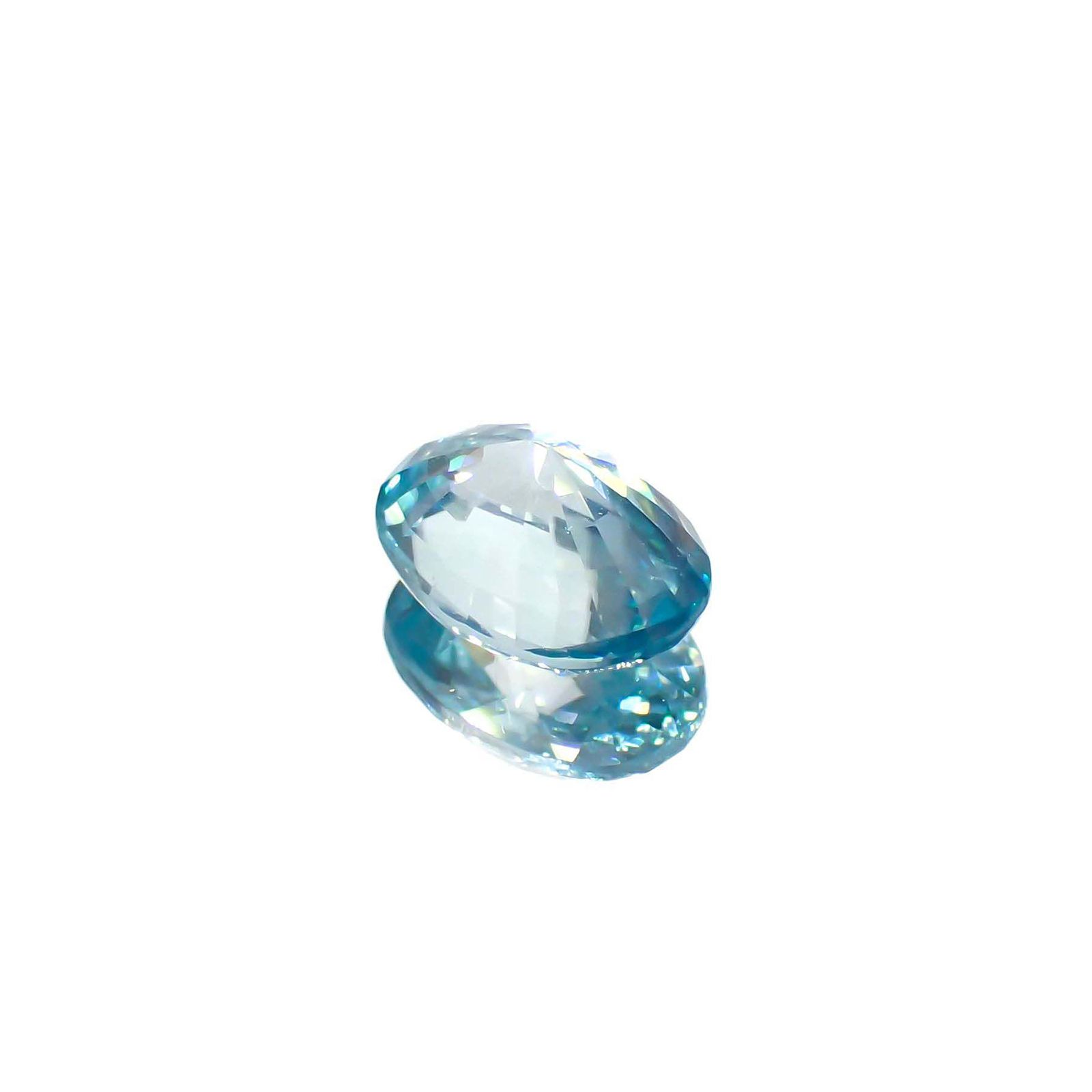 バイカラーブルージルコン カンボジア産 2.07ct[221018644]8.1x6mm前後