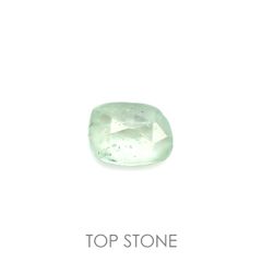 ◇ローズカット◇バナジウムコーネルピン(宝石名コーネルピン)タンザニア・タンガ州産 0.70ct 識別済[220115549]6.3x4.6mm前後
