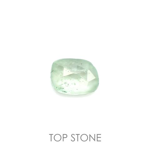 ◇ローズカット◇バナジウムコーネルピン(宝石名コーネルピン)タンザニア・タンガ州産 0.70ct 識別済[220115549]6.3x4.6mm前後