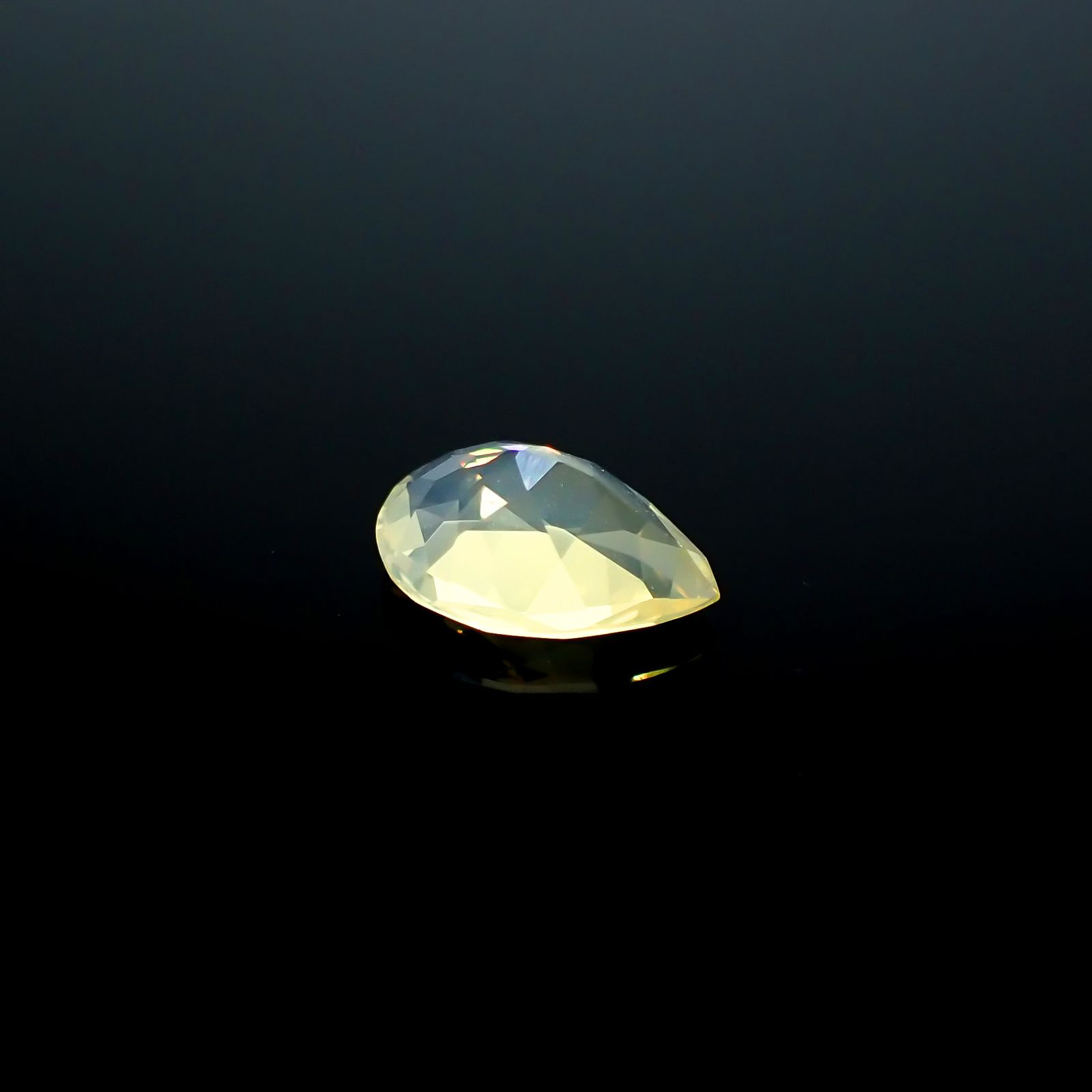 イエローオパール メキシコ産 1.20ct[240226195]10.1x7.1mm前後
