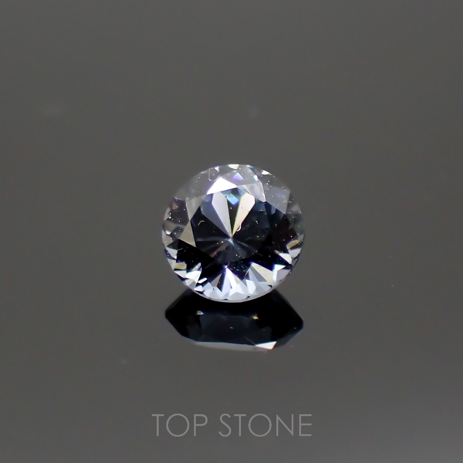 グレイッシュブルースピネル(宝石名スピネル)ビルマ/マダガスカル産 0.31ct 識別済[220817442]4x4mm前後