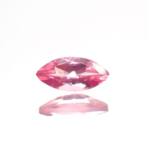 ホットピンクスピネル(宝石名ピンク・スピネル)タンザニア産 0.26ct 識別済[230823041]6.2x2.9mm前後