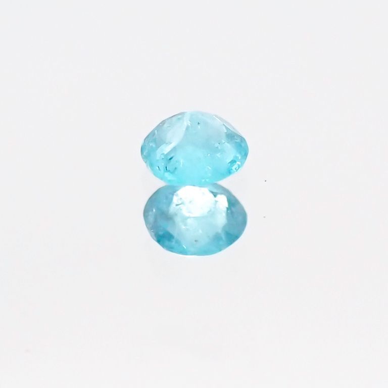 パライバトルマリン(宝石名トルマリン/別名パライバ・トルマリン) ブラジル・パライバ州バターリャ鉱山産 0.051ct 識別済[20127238]2.4×2.3mm前後
