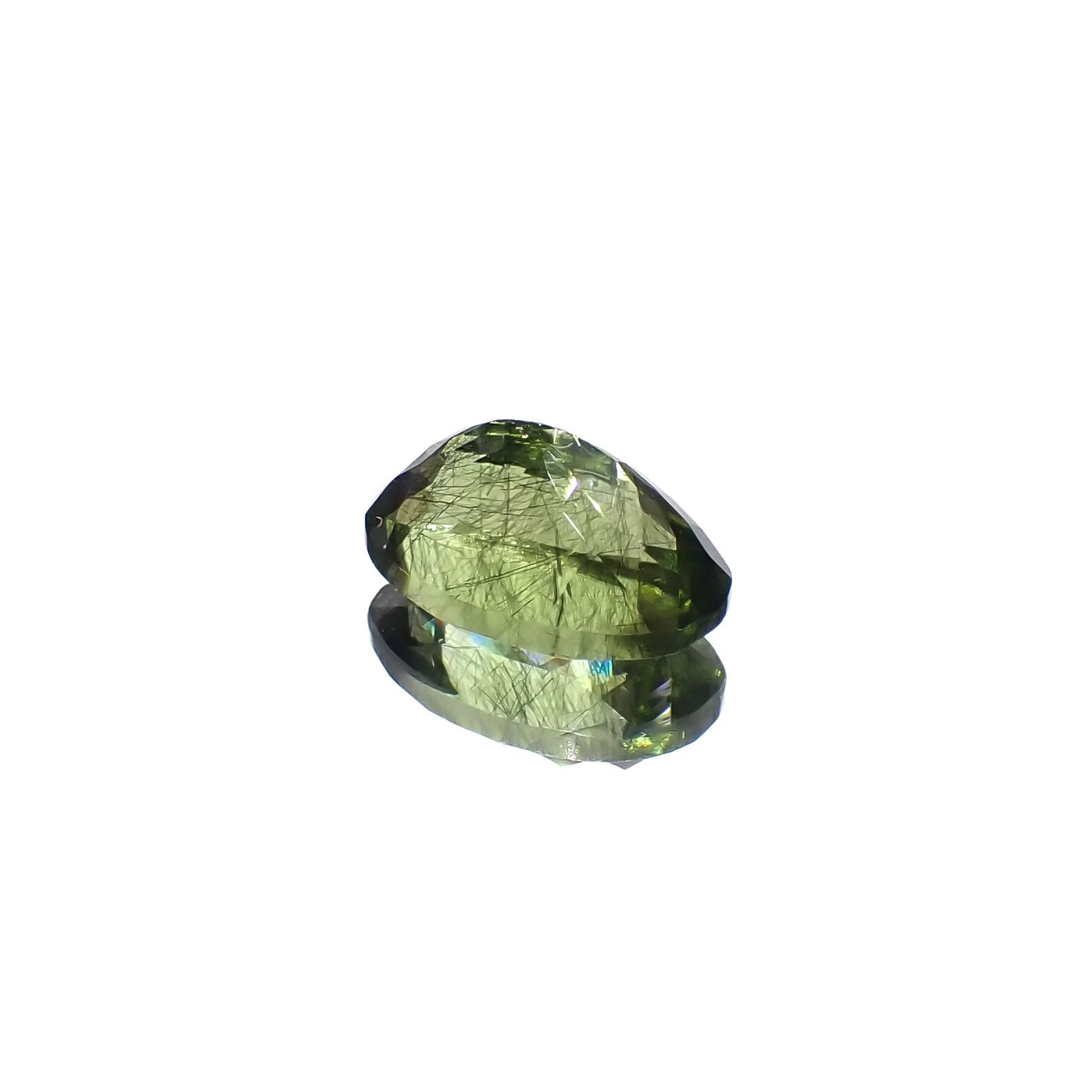 ルドウィジャイトインペリドット パキスタン産 2.82ct[230220734]10.6x6.6mm前後