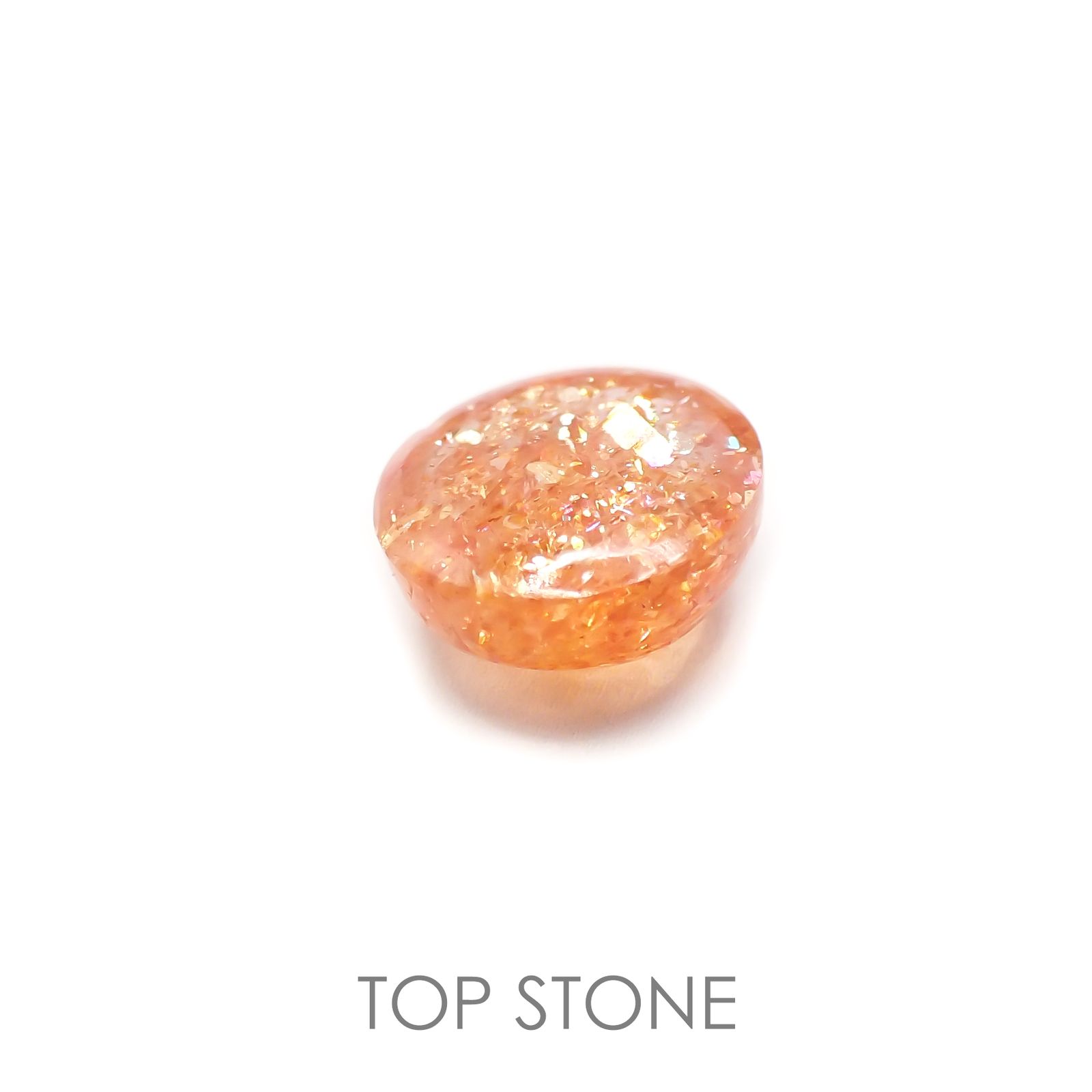 イリュージョンサンストーン タンザニア産 ルース 1.37ct[210510865]7.1×6.9mm前後