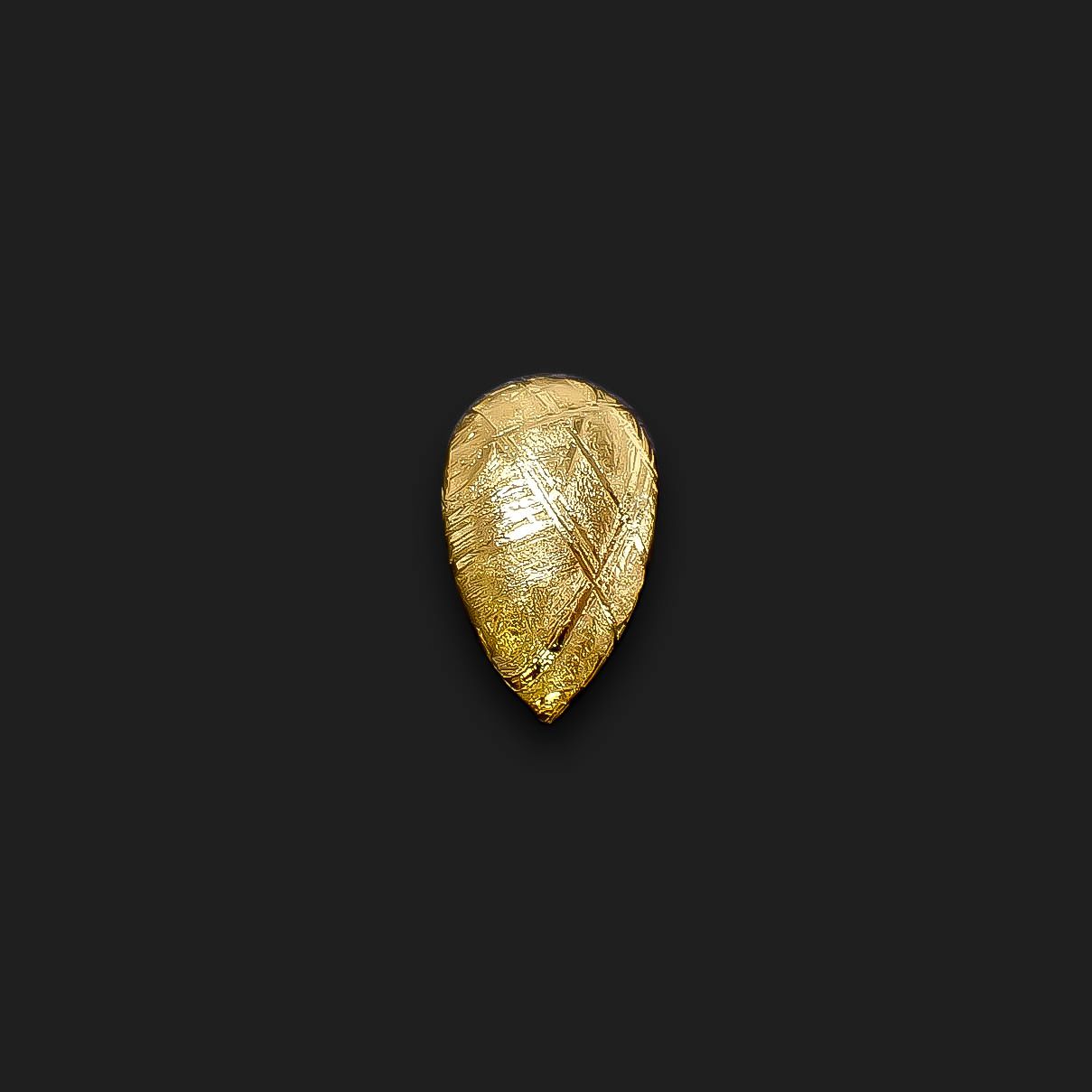 ムオニナルスタ隕石 発見地:スウェーデン 9.30ct[240125821]15.7x9.8mm前後