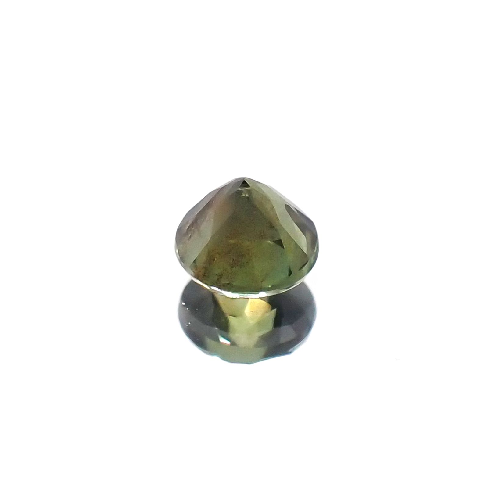 ゴールドシーンサファイア(宝石名シーン・サファイア)ケニア産 識別済 0.37ct / 4x4mm前後 [220717174]